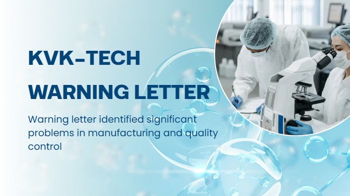 KVK-Tech Warning Letter